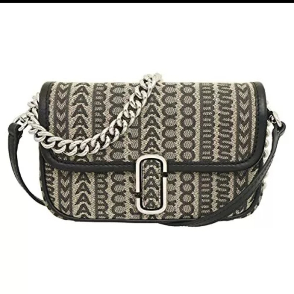Brand New MARC JACOBS THE MONOGRAM J MARC MINI SHOULDER BAG Beig